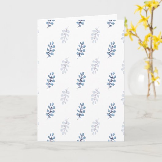 Ditsy Sneeuwvlok patroon achtergronden texturen Kaart (Gele Bloem)