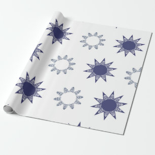 Ditsy sneeuwvlokpatroon achtergronden texturen cadeaupapier