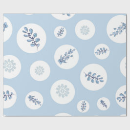 Ditsy sneeuwvlokpatroon achtergronden texturen cadeaupapier