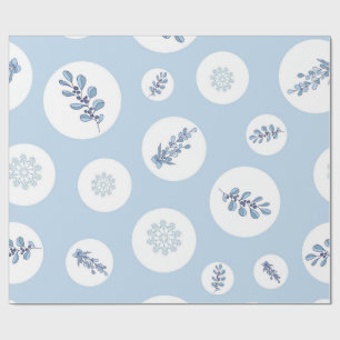 Ditsy sneeuwvlokpatroon achtergronden texturen cadeaupapier