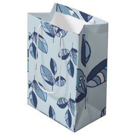 Ditsy sneeuwvlokpatroon achtergronden texturen medium cadeauzakje