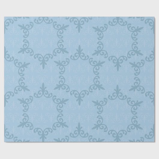 Ditsy Snowflake pattern backgrounds textures Cadeaupapier (Vlak)