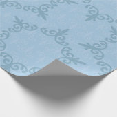 Ditsy Snowflake pattern backgrounds textures Cadeaupapier (Hoek)