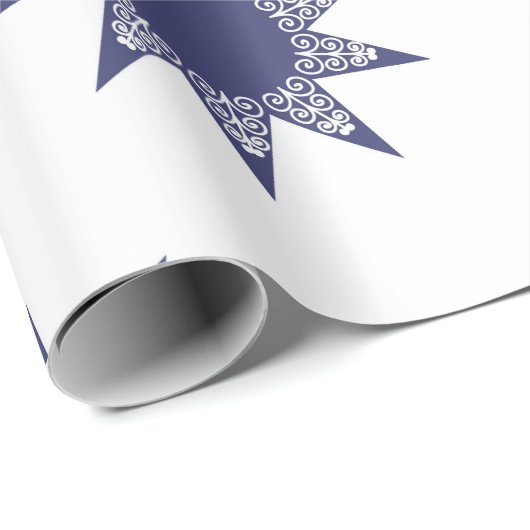 Ditsy Snowflake pattern backgrounds textures Cadeaupapier (Rol Hoek)