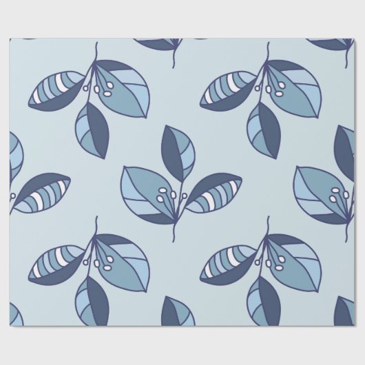 Ditsy Snowflake pattern backgrounds textures Cadeaupapier (Vlak)