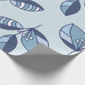 Ditsy Snowflake pattern backgrounds textures Cadeaupapier (Hoek)