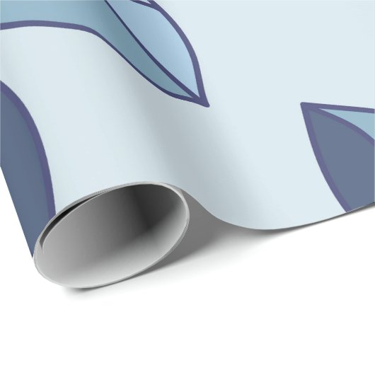 Ditsy Snowflake pattern backgrounds textures Cadeaupapier (Rol Hoek)