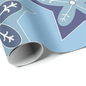 Ditsy Snowflake pattern backgrounds textures Cadeaupapier (Rol Hoek)