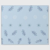 Ditsy Snowflake pattern backgrounds textures Cadeaupapier (Vlak)