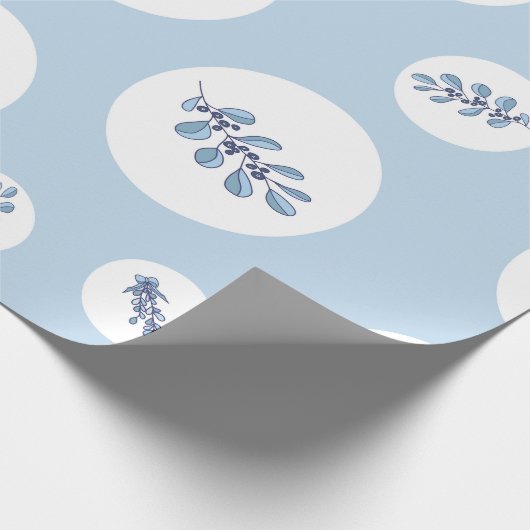 Ditsy Snowflake pattern backgrounds textures Cadeaupapier (Hoek)