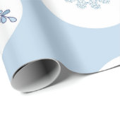 Ditsy Snowflake pattern backgrounds textures Cadeaupapier (Rol Hoek)