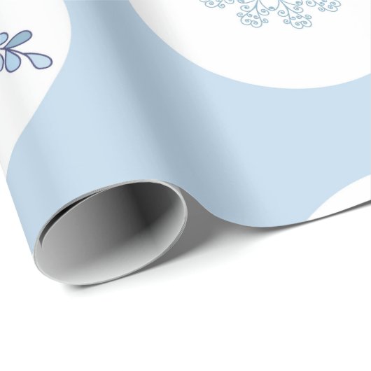 Ditsy Snowflake pattern backgrounds textures Cadeaupapier (Rol Hoek)