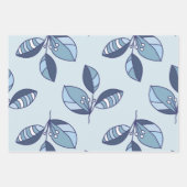 Ditsy Snowflake pattern backgrounds textures Inpakpapier Vel (Voorkant)