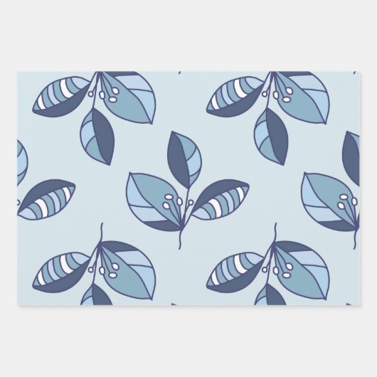 Ditsy Snowflake pattern backgrounds textures Inpakpapier Vel (Voorkant)