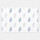 Ditsy Snowflake pattern backgrounds textures Inpakpapier Vel (Voorkant 3)