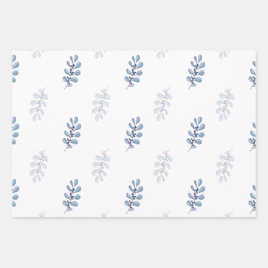 Ditsy Snowflake pattern backgrounds textures Inpakpapier Vel (Voorkant 3)