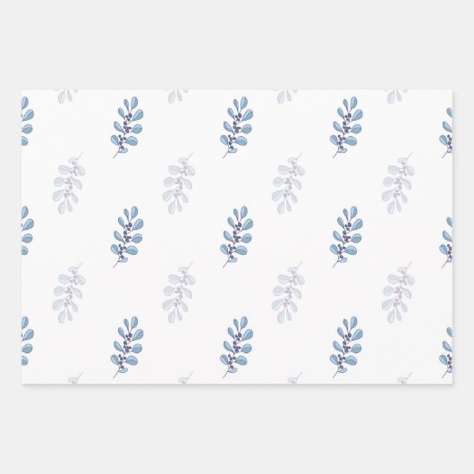 Ditsy Snowflake pattern backgrounds textures Inpakpapier Vel (Voorkant 2)