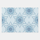 Ditsy Snowflake pattern backgrounds textures Inpakpapier Vel (Voorkant)