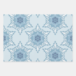 Ditsy Snowflake pattern backgrounds textures Inpakpapier Vel
