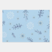 Ditsy Snowflake pattern backgrounds textures Inpakpapier Vel (Voorkant 2)