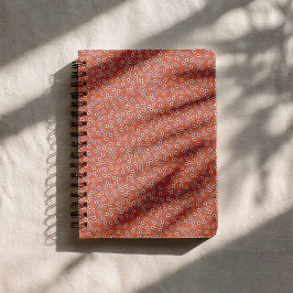 Ditsy White Daisies & Cobalt Leaves – Mini Floral Notitieboek