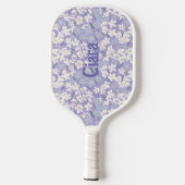 Ditsy Wildflowers Periwinkle Jouw naam - #P240072 Pickleball Paddle (Achterkant)