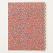 Ditsy Witte Madeliefjes & Kobaltbladeren – Mini Bl Planner (Achterkant)