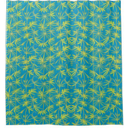 Ditsy Yellow Flower Showgordijn Douchegordijn