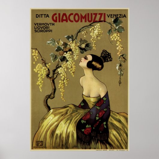 Ditta Giacomuzzi Venezia Poster (Voorkant)
