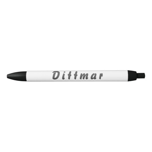 Dittmar Kugelschreiber Zwarte Inkt Pen (Voorkant)