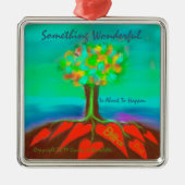 Ditto Duo kerstversiering. Iets fantastisch! Metalen Ornament (Voorkant)