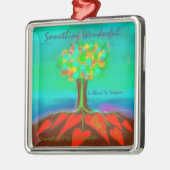 Ditto Duo kerstversiering. Iets fantastisch! Metalen Ornament (Links)