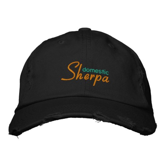 Ditty Bag_Sherpa-style™_home Sherpa Geborduurde Pet (Voorkant)