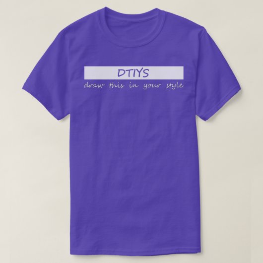 Ditys tekent dit in jouw stijl t-shirt (Design voorkant)