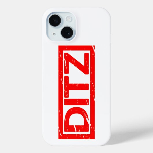 Ditz Stamp Case-Mate iPhone Case (Achterkant)