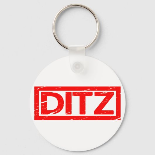 Ditz Stamp Sleutelhanger (Voorkant)