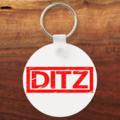 Ditz Stamp Sleutelhanger (Voorkant)