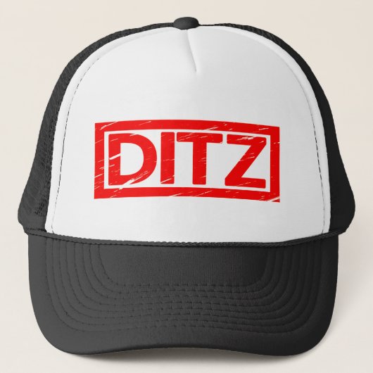 Ditz Stamp Trucker Pet (Voorkant)