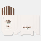 Ditzelfde Cowboy voor altijd vrijgezellen uitgaans Bedankdoosjes (Ongevouwen)