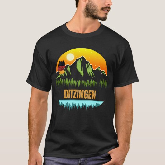 Ditzingen, Baden-Württemberg Duitsland T-shirt (Voorkant)