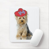 Ditzy Dogs~Original Mousepad~Yorkie Muismat (Met muis)