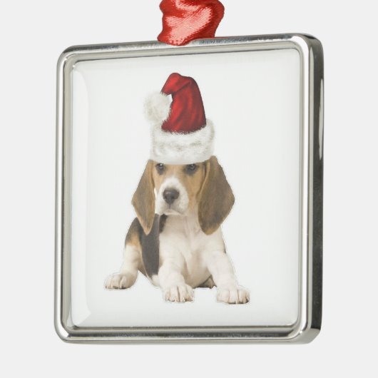 Ditzy Dogs~Original Ornament~Beagle~Kerstmis Metalen Ornament (Links)