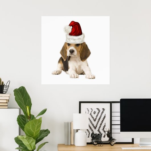 Ditzy Dogs~Original Poster~Beagle~Kerstmis Poster (Thuiskantoor)