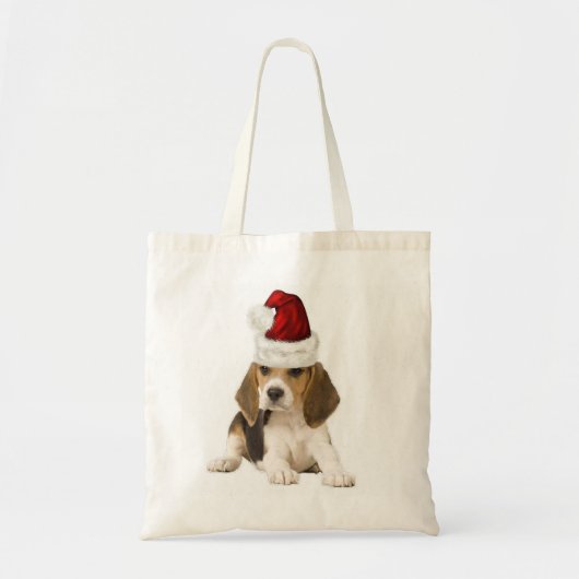 Ditzy Dogs~Original Tas~Beagle~Kerstmis Tote Bag (Voorkant)