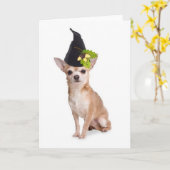 Ditzy Dogs ~ Originele Greetomg Kaart ~ Chihuahua (Gele Bloem)
