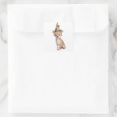 Ditzy Dogs~Originele Sticker~Chihuahua~Halloween Vierkante Sticker (Tas)