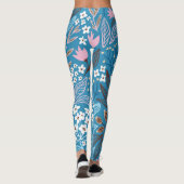 Ditzy Floral:  lentedesign. Leggings (Achterkant)
