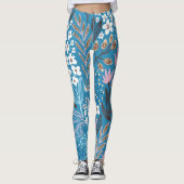 Ditzy Floral:  lentedesign. Leggings (Voorkant)