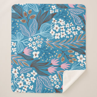 Ditzy Floral:  lentedesign. Sherpa Deken