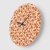 Ditzy Oranje vissenpatroon om klok aan te passen (Hoek)